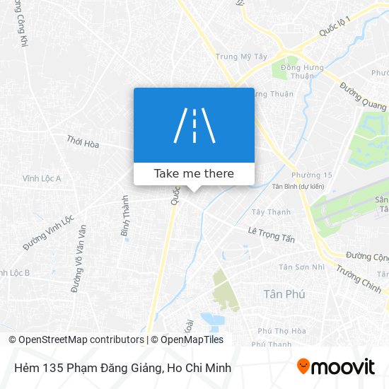 Hẻm 135 Phạm Đăng Giảng map