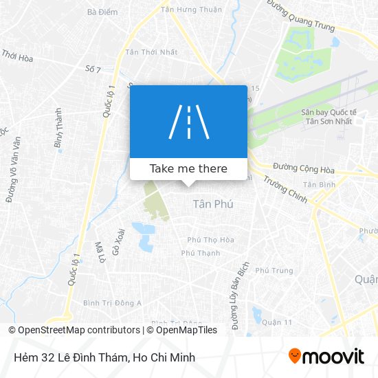 Hẻm 32 Lê Đình Thám map