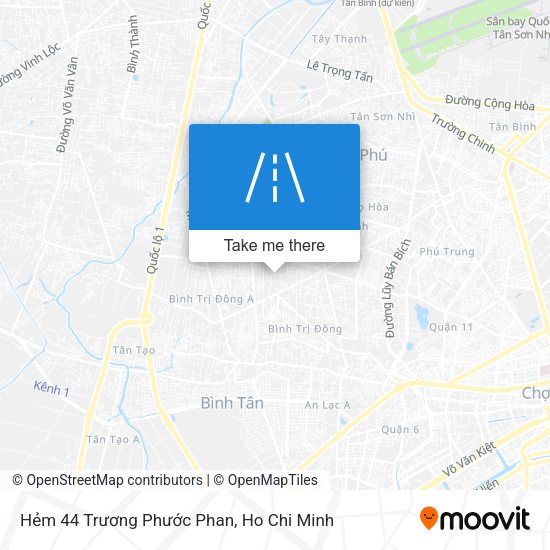 Hẻm 44 Trương Phước Phan map