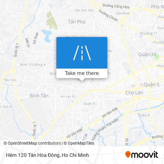 Hẻm 120 Tân Hòa Đông map