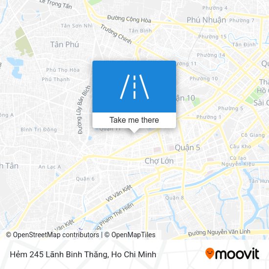 Hẻm 245 Lãnh Binh Thăng map
