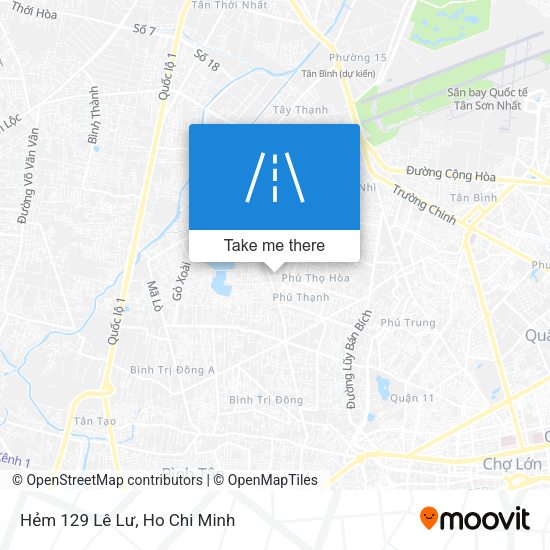 Hẻm 129 Lê Lư map