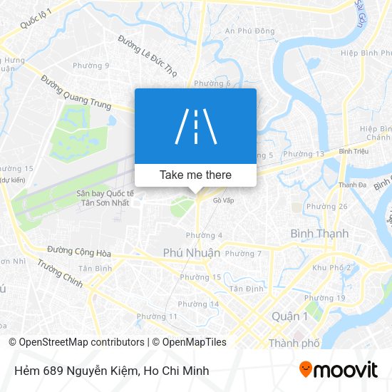 Hẻm 689 Nguyễn Kiệm map