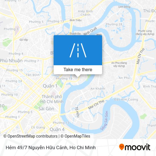 Hẻm 49/7 Nguyễn Hữu Cảnh map