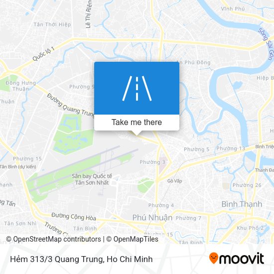Hẻm 313/3 Quang Trung map
