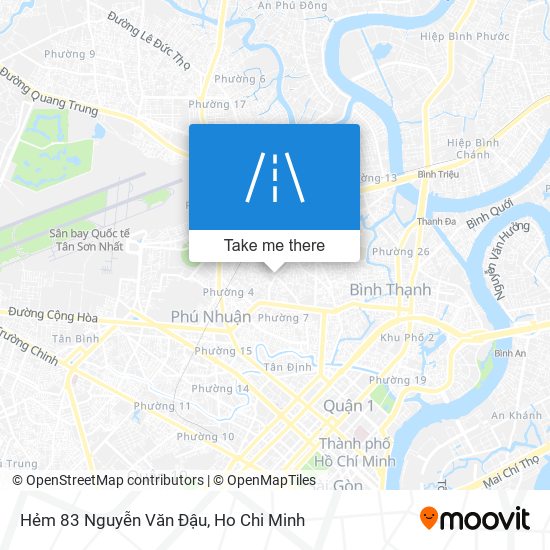 Hẻm 83 Nguyễn Văn Đậu map