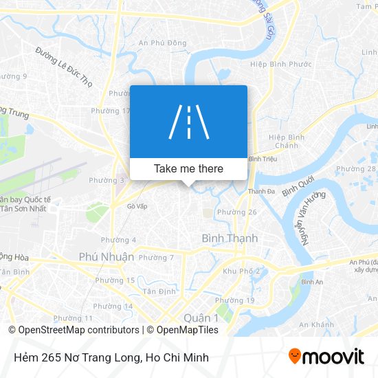 Hẻm 265 Nơ Trang Long map