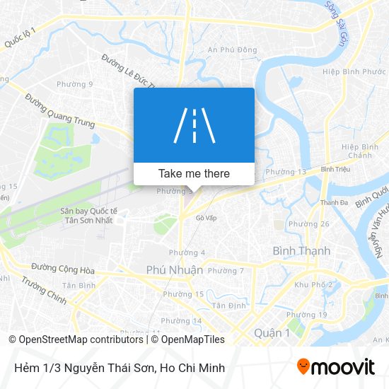 Hẻm 1/3 Nguyễn Thái Sơn map