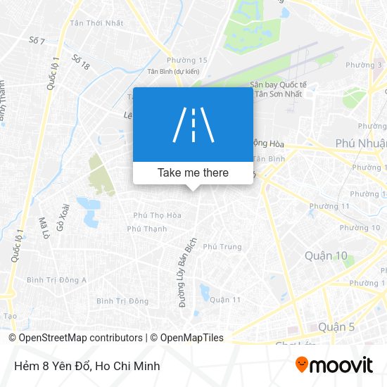 Hẻm 8 Yên Đổ map