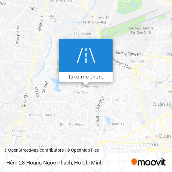 Hẻm 28 Hoàng Ngọc Phách map