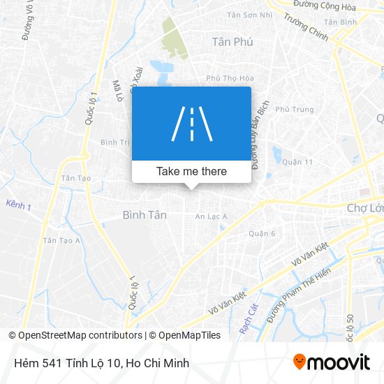 Hẻm 541 Tỉnh Lộ 10 map