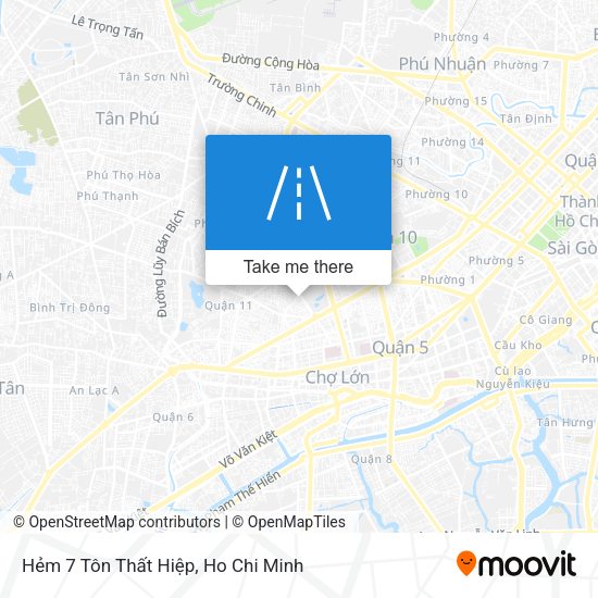 Hẻm 7 Tôn Thất Hiệp map
