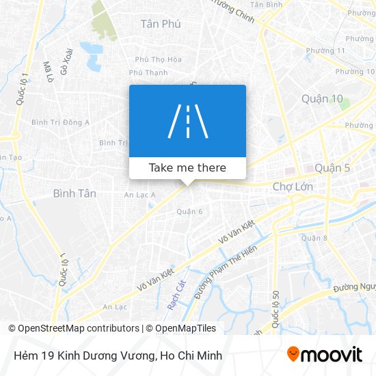 Hẻm 19 Kinh Dương Vương map