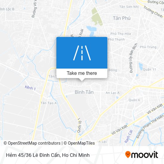 Hẻm 45/36 Lê Đình Cẩn map