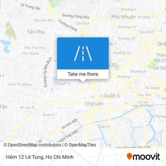Hẻm 12 Lê Tung map