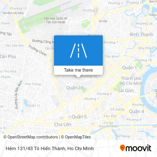 Hẻm 131/43 Tô Hiến Thành map