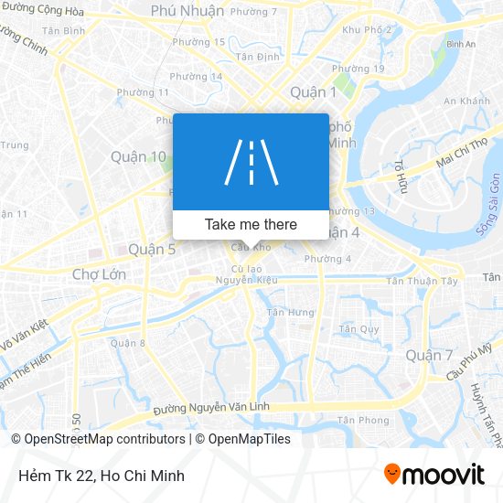 Hẻm Tk 22 map