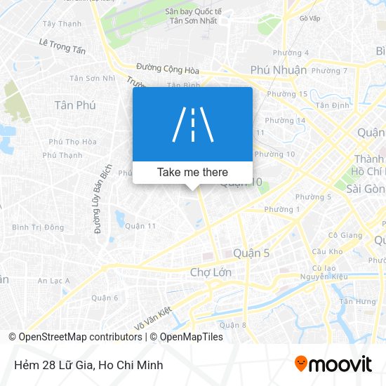 Hẻm 28 Lữ Gia map