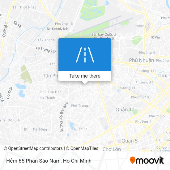 Hẻm 65 Phan Sào Nam map