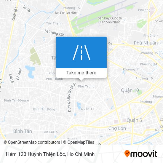 Hẻm 123 Huỳnh Thiện Lộc map