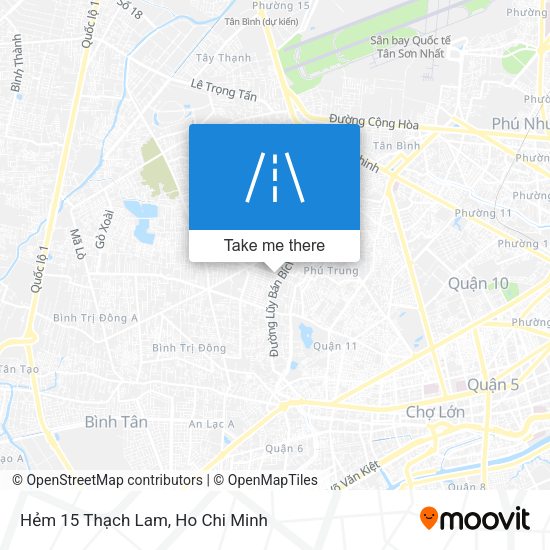 Hẻm 15 Thạch Lam map
