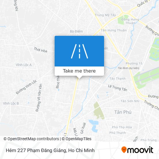 Hẻm 227 Phạm Đăng Giảng map