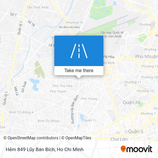 Hẻm 849 Lũy Bán Bích map
