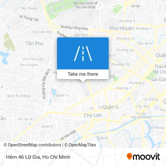 Hẻm 46 Lữ Gia map