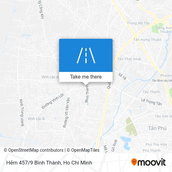 Hẻm 457/9 Bình Thành map