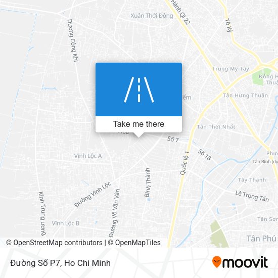 Đường Số P7 map