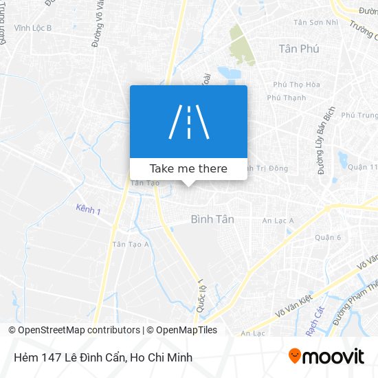 Hẻm 147 Lê Đình Cẩn map