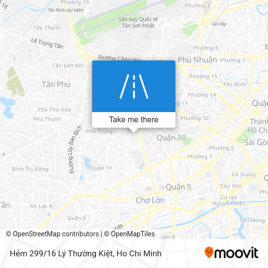 Hẻm 299/16 Lý Thường Kiệt map