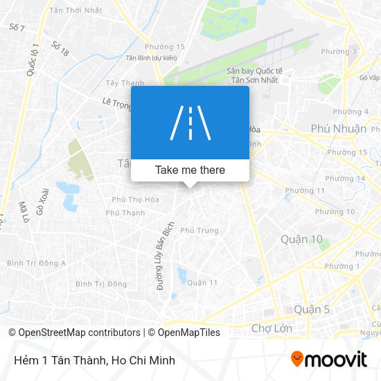 Hẻm 1 Tân Thành map