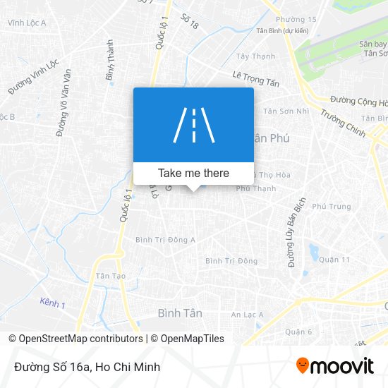 Đường Số 16a map
