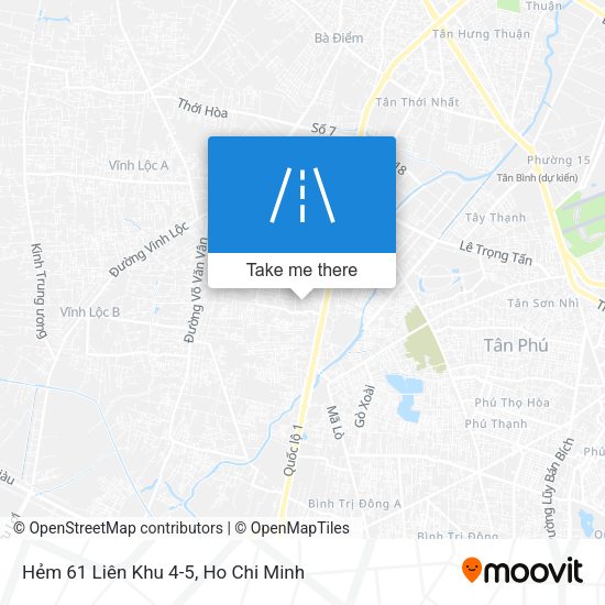 Hẻm 61 Liên Khu 4-5 map