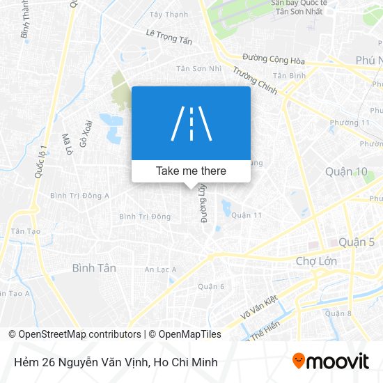 Hẻm 26 Nguyễn Văn Vịnh map