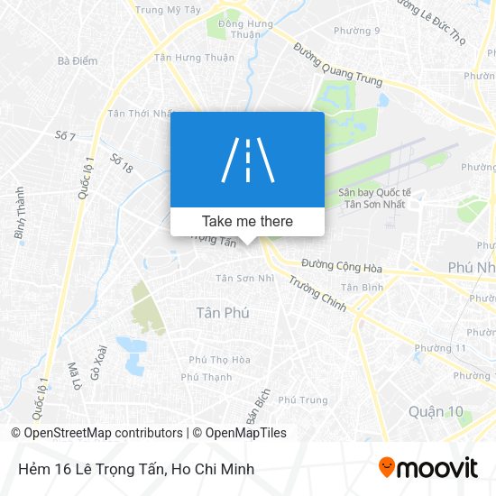 Hẻm 16 Lê Trọng Tấn map