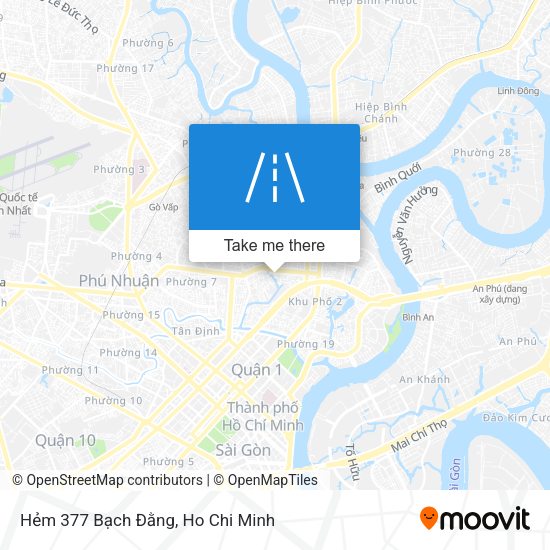 Hẻm 377 Bạch Đằng map