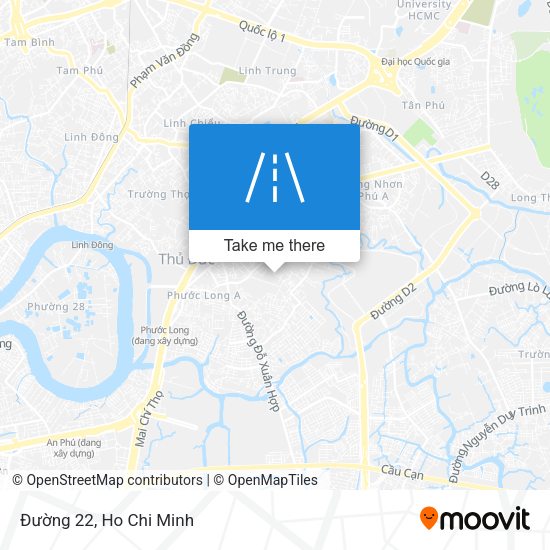 Đường 22 map
