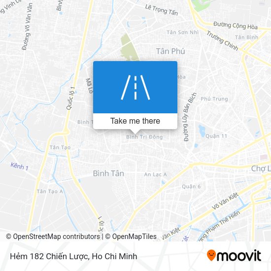 Hẻm 182 Chiến Lược map