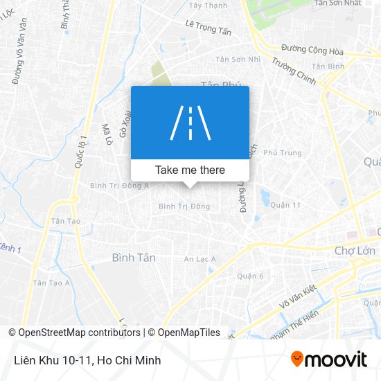 Liên Khu 10-11 map