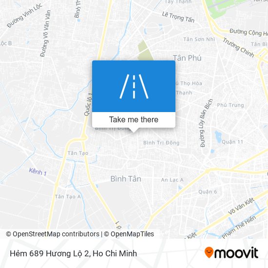 Hẻm 689 Hương Lộ 2 map