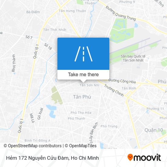 Hẻm 172 Nguyễn Cửu Đàm map