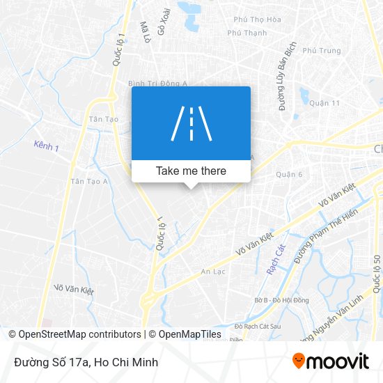 Đường Số 17a map