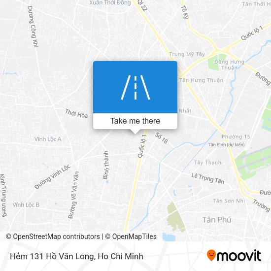 Hẻm 131 Hồ Văn Long map