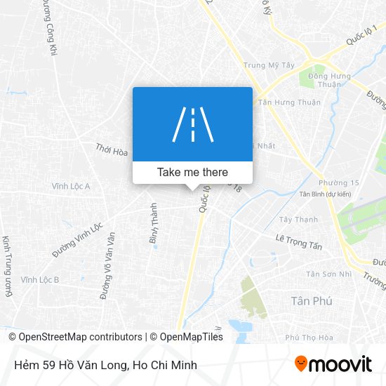 Hẻm 59 Hồ Văn Long map