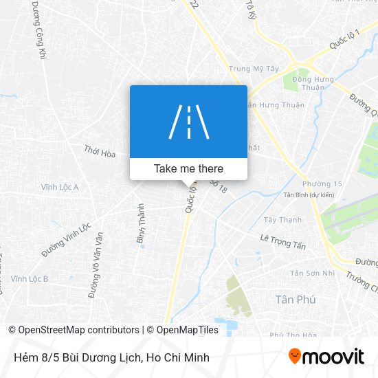 Hẻm 8/5 Bùi Dương Lịch map