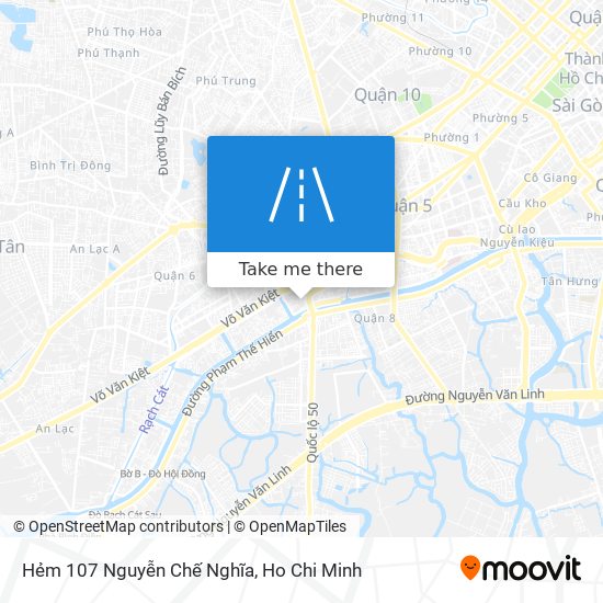 Hẻm 107 Nguyễn Chế Nghĩa map