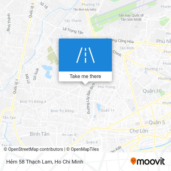Hẻm 58 Thạch Lam map