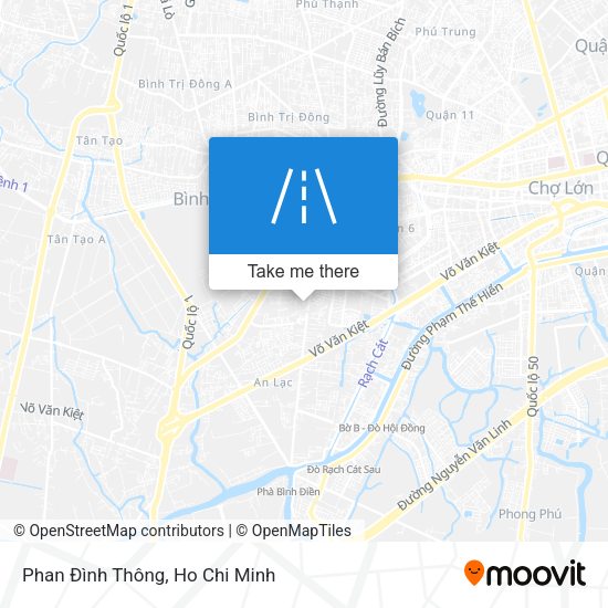 Phan Đình Thông map